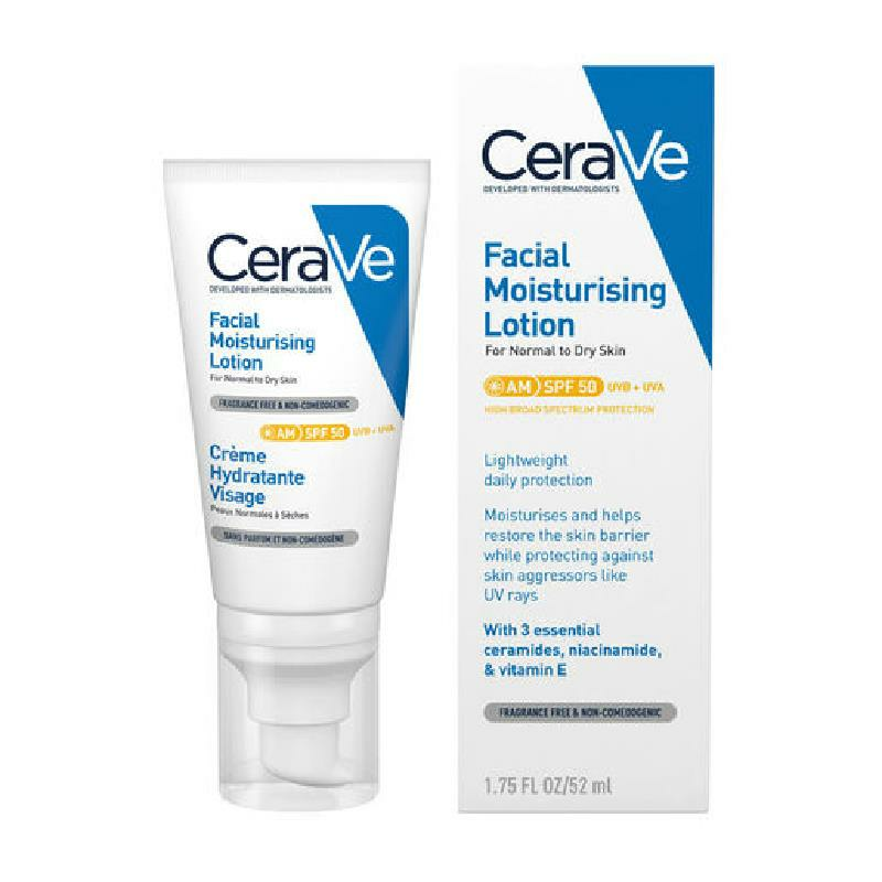 CeraVeFacial Moisturising Lotion Spf50 52Ml