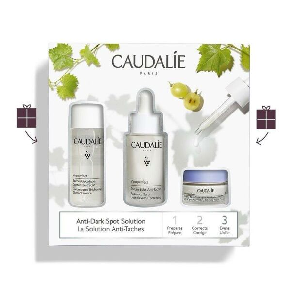 Caudalie Vinoperfect Leke Karşıtı Bakım Seti Serum 30 ml & Tonik 50 ml & Gece Kremi 15 ml