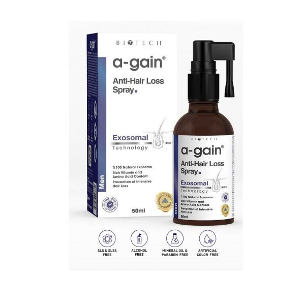 a-gain Saç Dökülmesi Karşıtı Erkek Sprey 50 ml