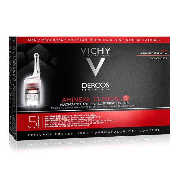 Vichy Dercos Aminexil Clinical 5 Men 21x6ml